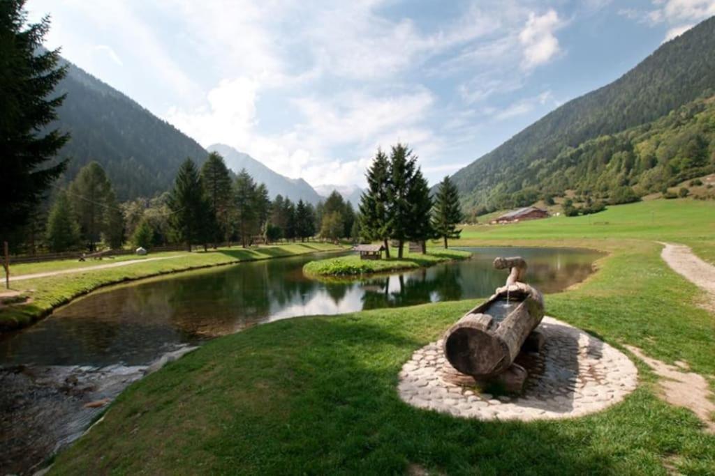 ヴェルミーリオ Chalet Rustico Bertolini Per Gruppi!ヴィラ エクステリア 写真