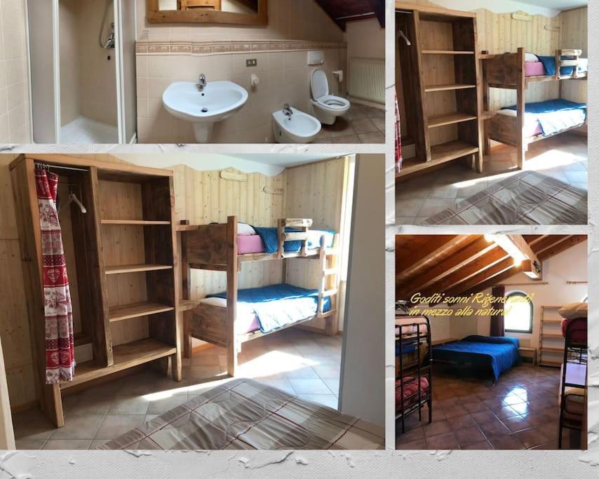 ヴェルミーリオ Chalet Rustico Bertolini Per Gruppi!ヴィラ エクステリア 写真